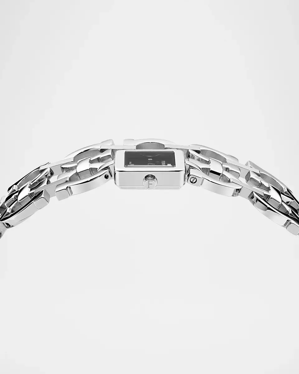 Ferragamo Double Gancini Catwalk 19mm Stainless Steel Bracelet Watch | Thumbnail 4 Ferragamo Double Gancini Catwalk 19mm Stainless Steel Bracelet Watch | Thumbnail 4