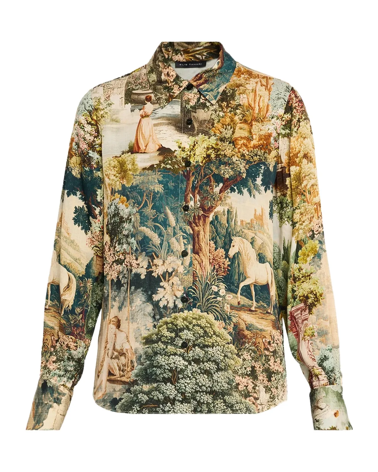 The Madeline Garden-Print Shirt