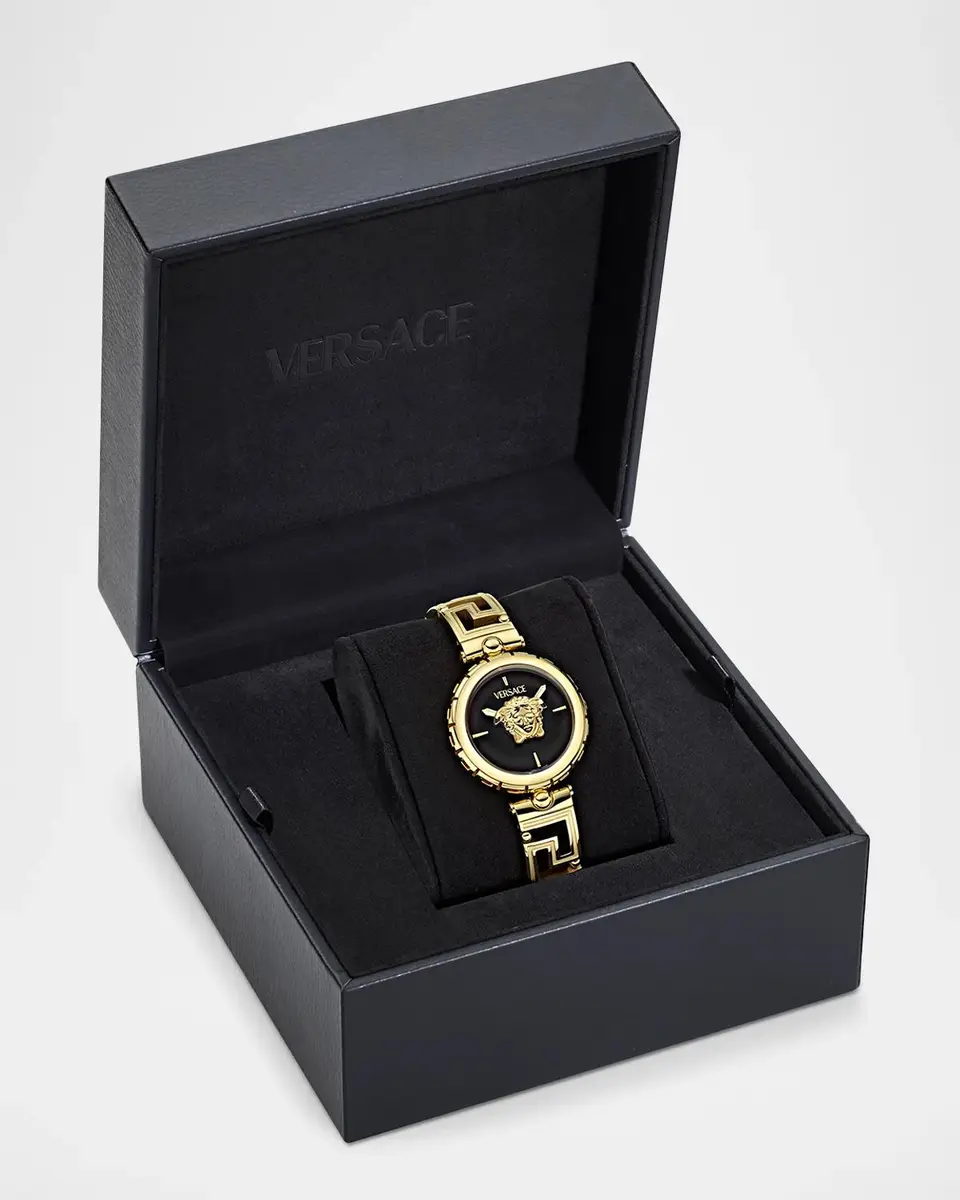 Versace Medusa Jewel 34mm IP Yellow Gold Bracelet Watch | Thumbnail 5
