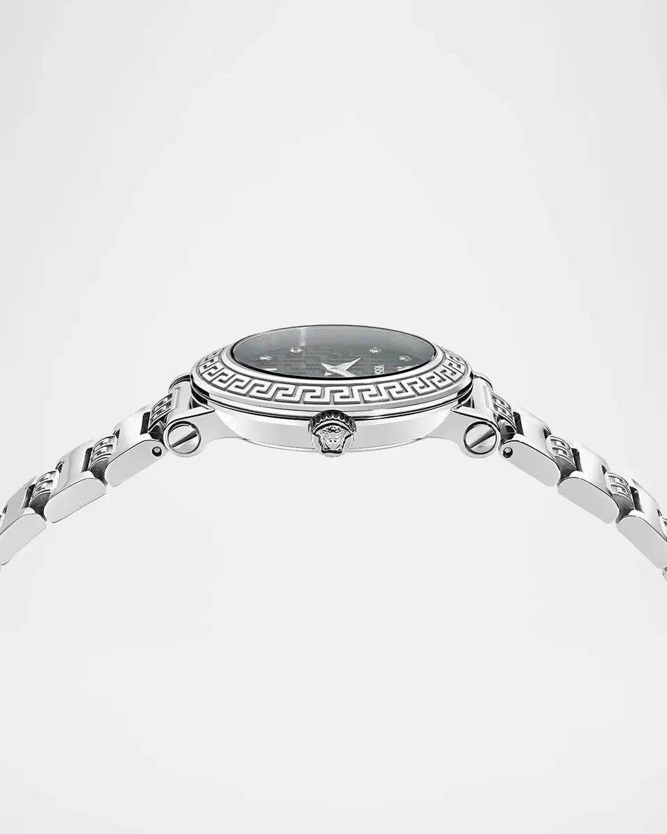 Versace Greca Sphere Petite 30mm Stainless Steel Bracelet Watch | Thumbnail 3 Versace Greca Sphere Petite 30mm Stainless Steel Bracelet Watch | Thumbnail 3