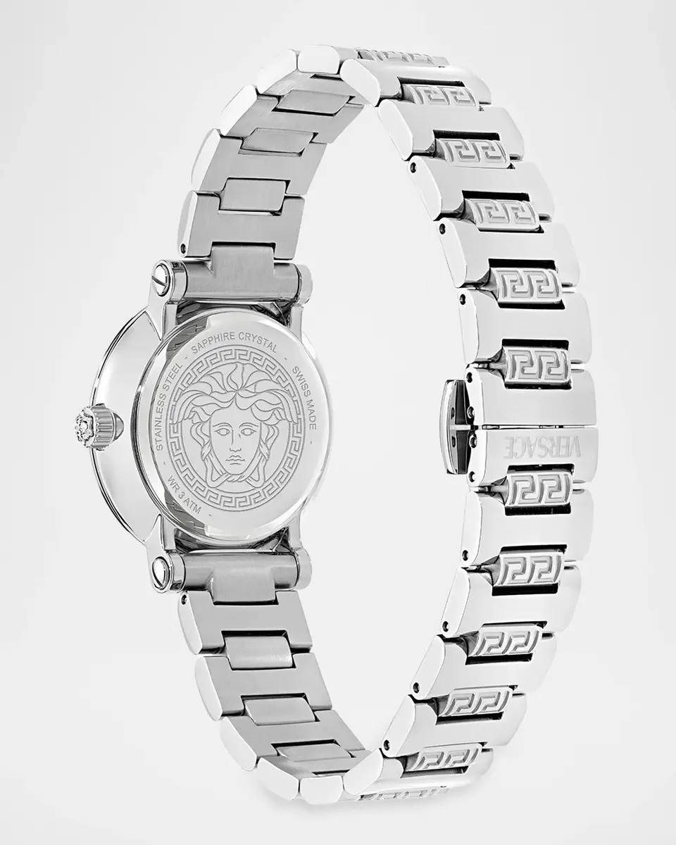 Versace Greca Sphere Petite 30mm Stainless Steel Bracelet Watch | Thumbnail 4 Versace Greca Sphere Petite 30mm Stainless Steel Bracelet Watch | Thumbnail 4