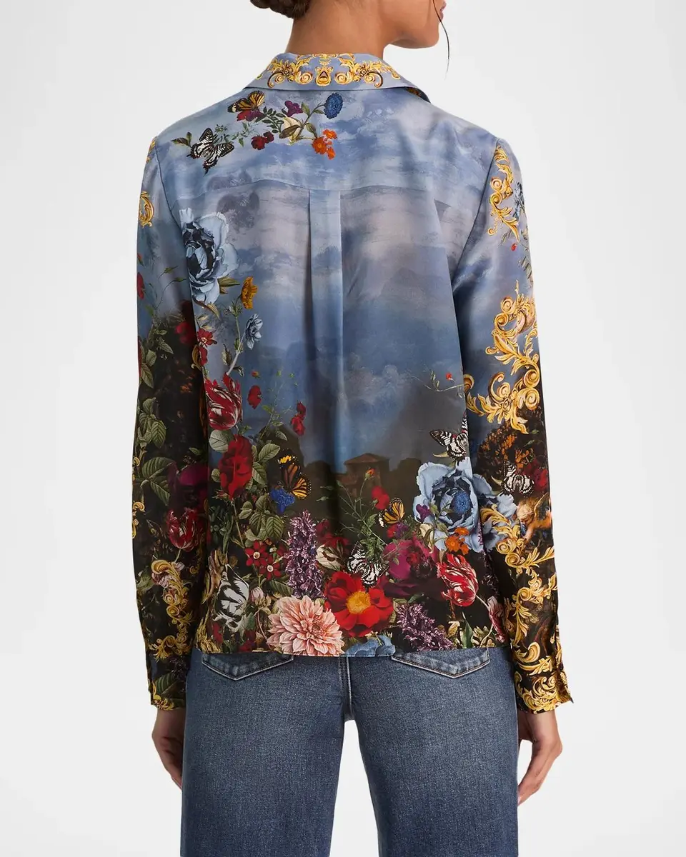 Alice + Olivia Willa Placket Top | Thumbnail 3 Alice + Olivia Willa Placket Top | Thumbnail 3