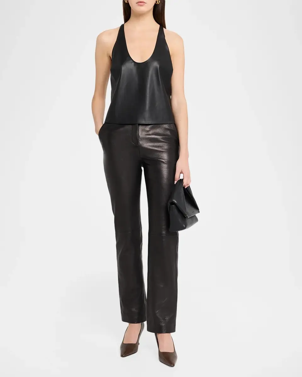 L'Agence Tullia Faux-Leather Tank | Thumbnail 2