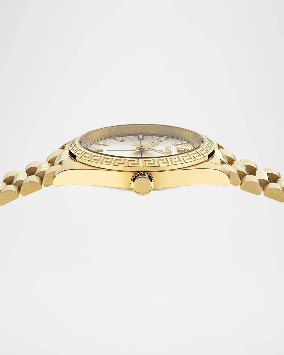 Versace Millenyium 32mm IP Yellow Gold Bracelet Watch | Thumbnail 3