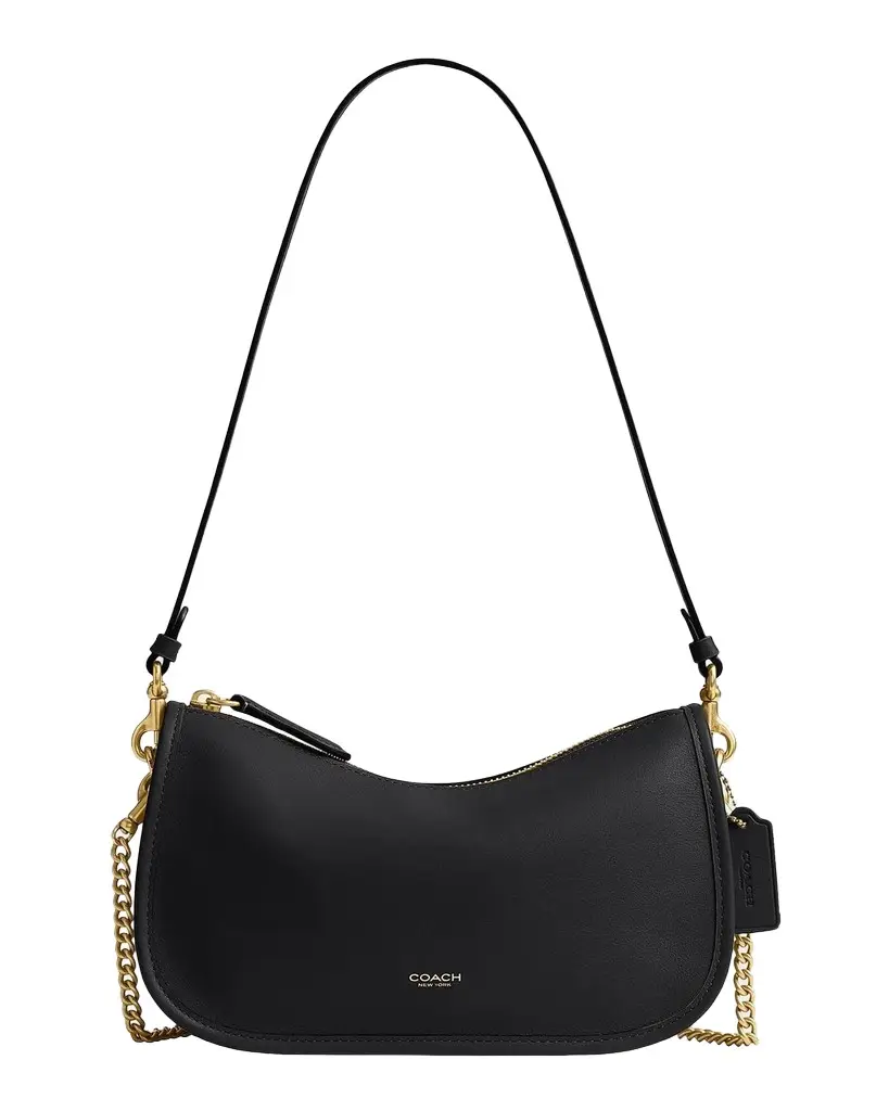Coach Waverly Leather Shoulder Bag