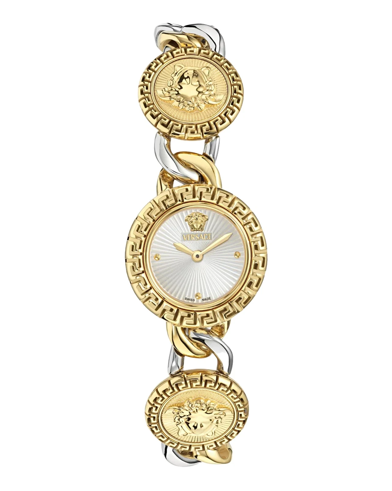 Versace La Greca 28mm Two-Tone Bracelet Watch