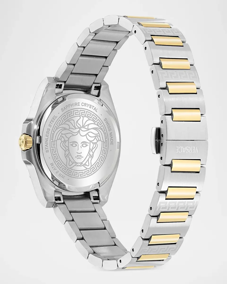 Versace Greca Pulse 36mm Two-Tone Bracelet Watch | Thumbnail 4 Versace Greca Pulse 36mm Two-Tone Bracelet Watch | Thumbnail 4