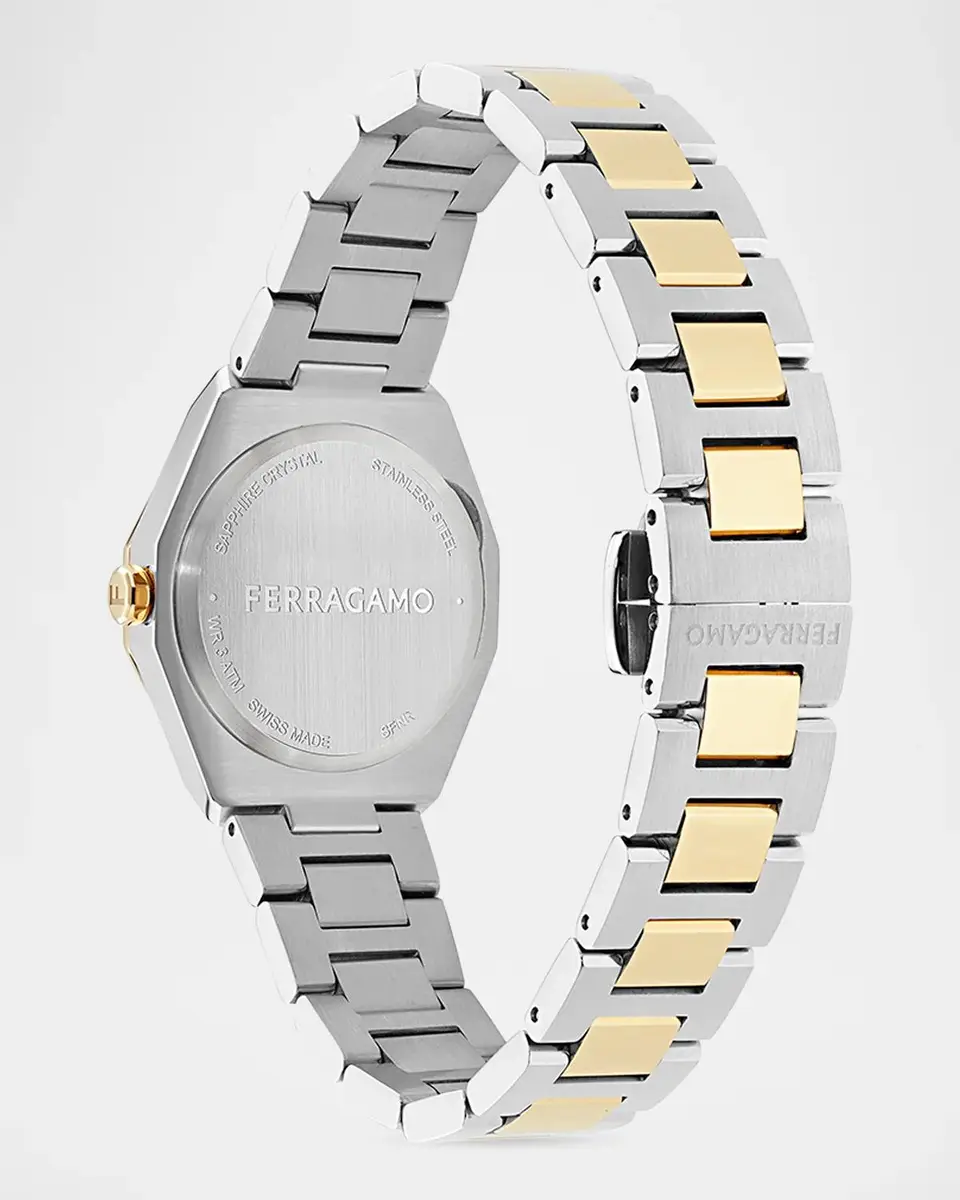Ferragamo Edge Two-Tone Stainless Steel Bracelet Watch/28MM | Thumbnail 3 Ferragamo Edge Two-Tone Stainless Steel Bracelet Watch/28MM | Thumbnail 3