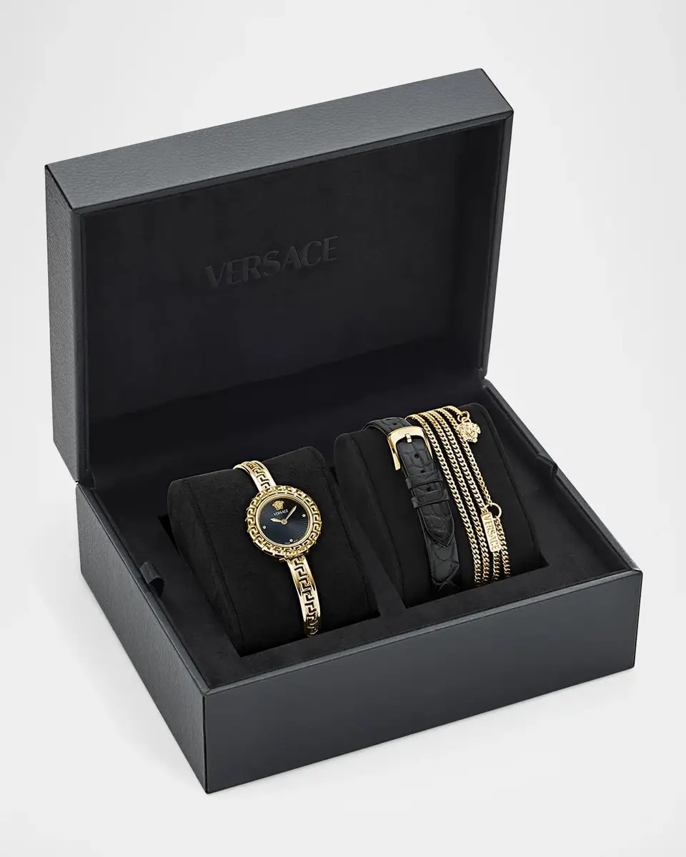 Versace Greca Pendant 28mm Watch Box Set | Thumbnail 5 Versace Greca Pendant 28mm Watch Box Set | Thumbnail 5