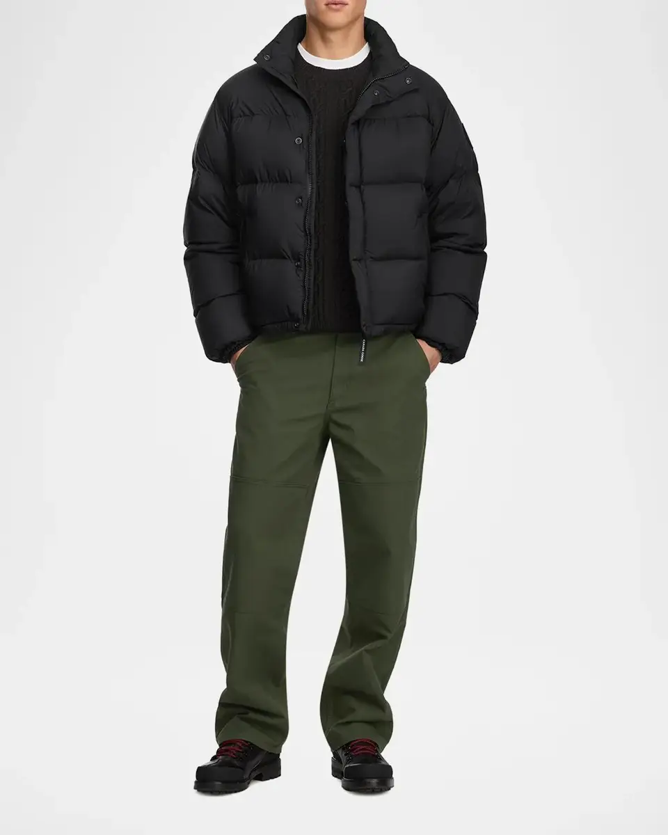 Canada Goose Men's Sterling Quilted Down Short Nylon Puffer Jacket | Thumbnail 2