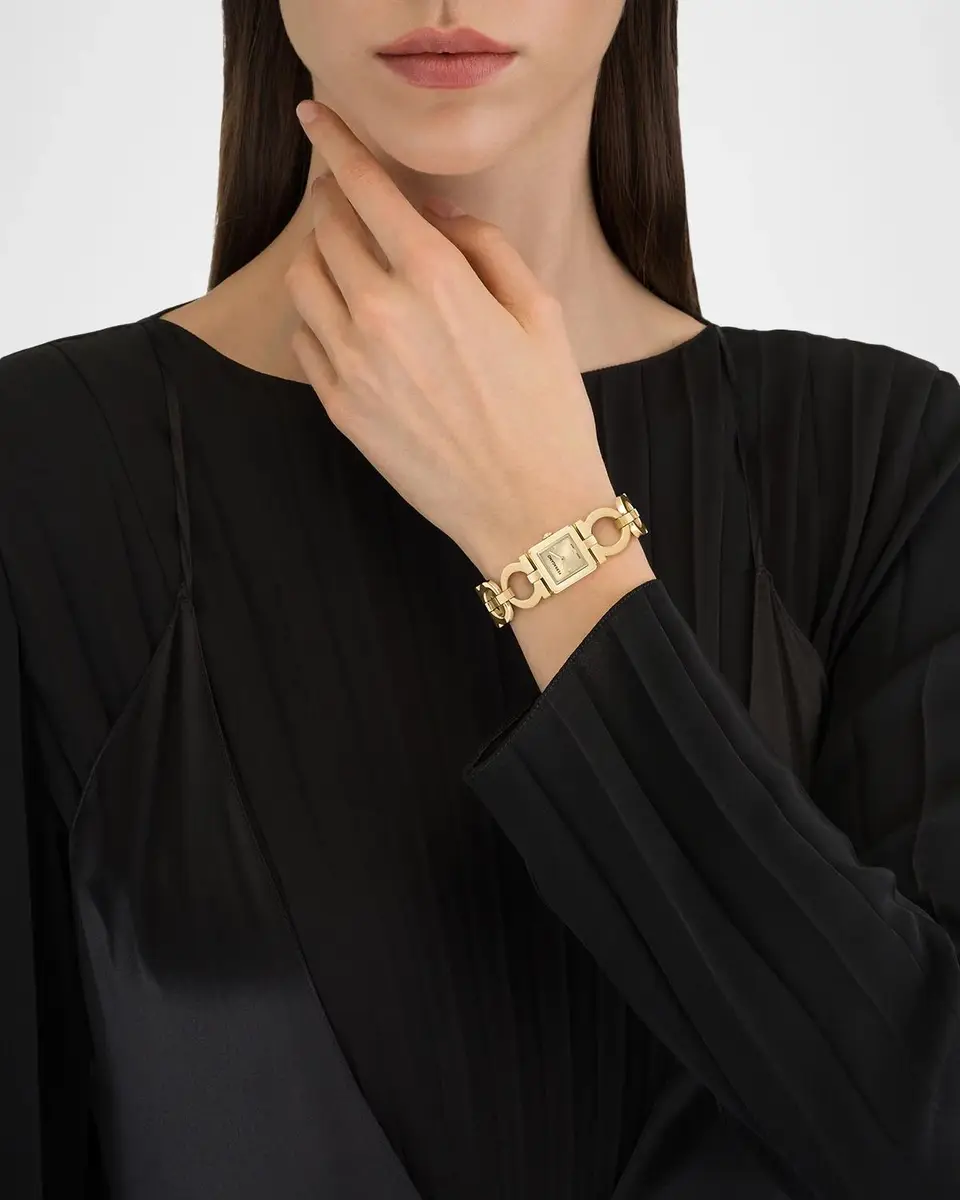 Ferragamo IP Goldtone Gancini Bracelet Watch/19MM | Thumbnail 2