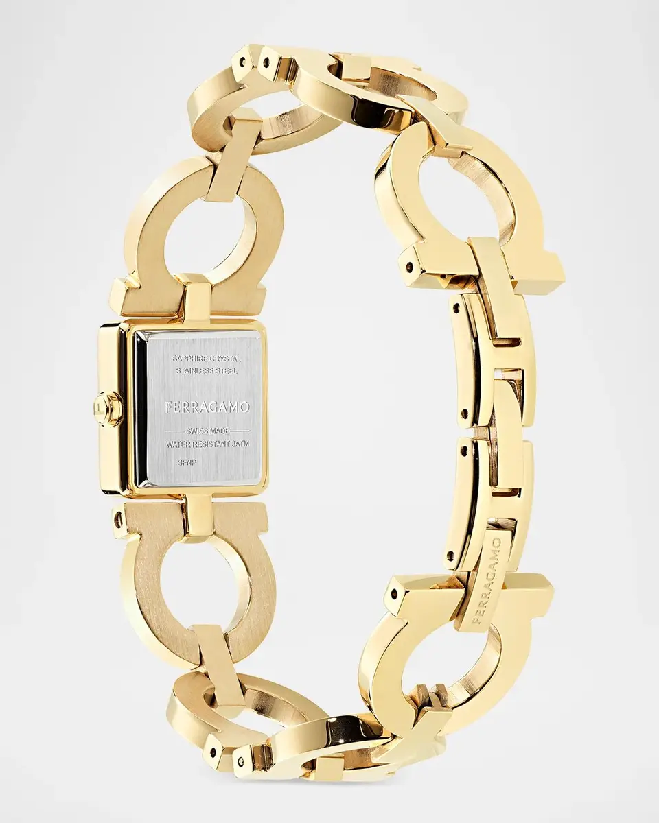 Ferragamo IP Goldtone Gancini Bracelet Watch/19MM | Thumbnail 3