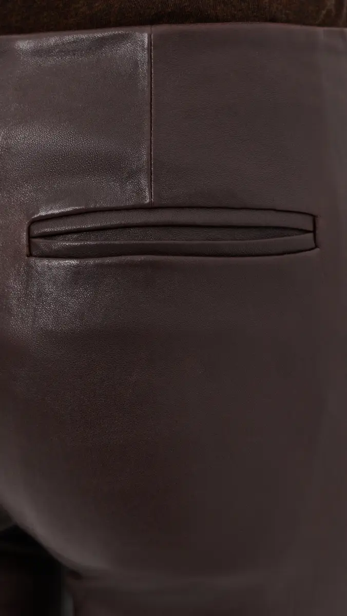Sprwmn Gia Lambskin Leather Micro Flare Pants | Thumbnail 6 Sprwmn Gia Lambskin Leather Micro Flare Pants | Thumbnail 6