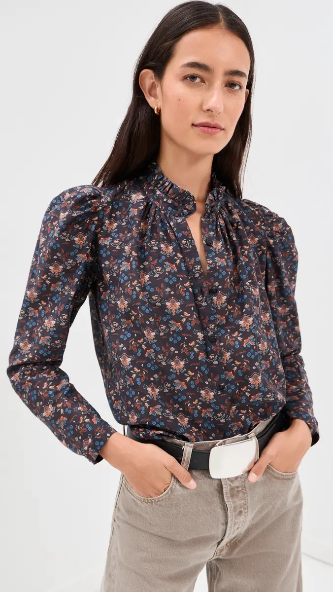 ALIX OF BOHEMIA Artemis Indigo Kilim Shirt | Thumbnail 2 ALIX OF BOHEMIA Artemis Indigo Kilim Shirt | Thumbnail 2