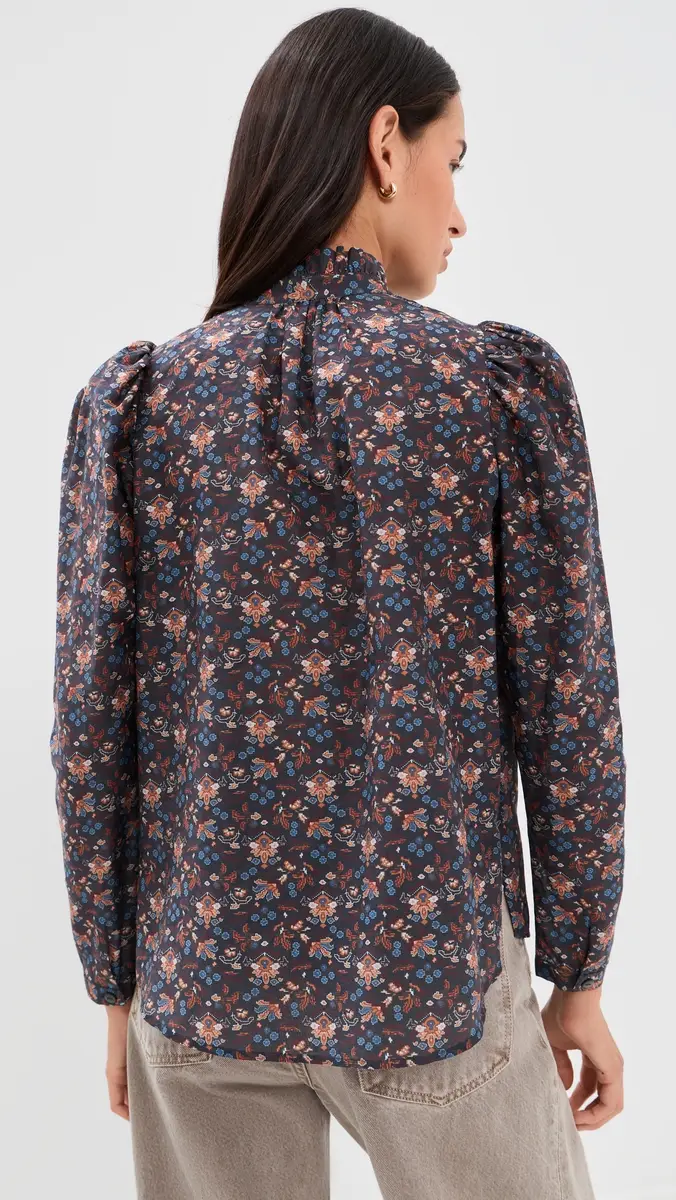 ALIX OF BOHEMIA Artemis Indigo Kilim Shirt | Thumbnail 3 ALIX OF BOHEMIA Artemis Indigo Kilim Shirt | Thumbnail 3