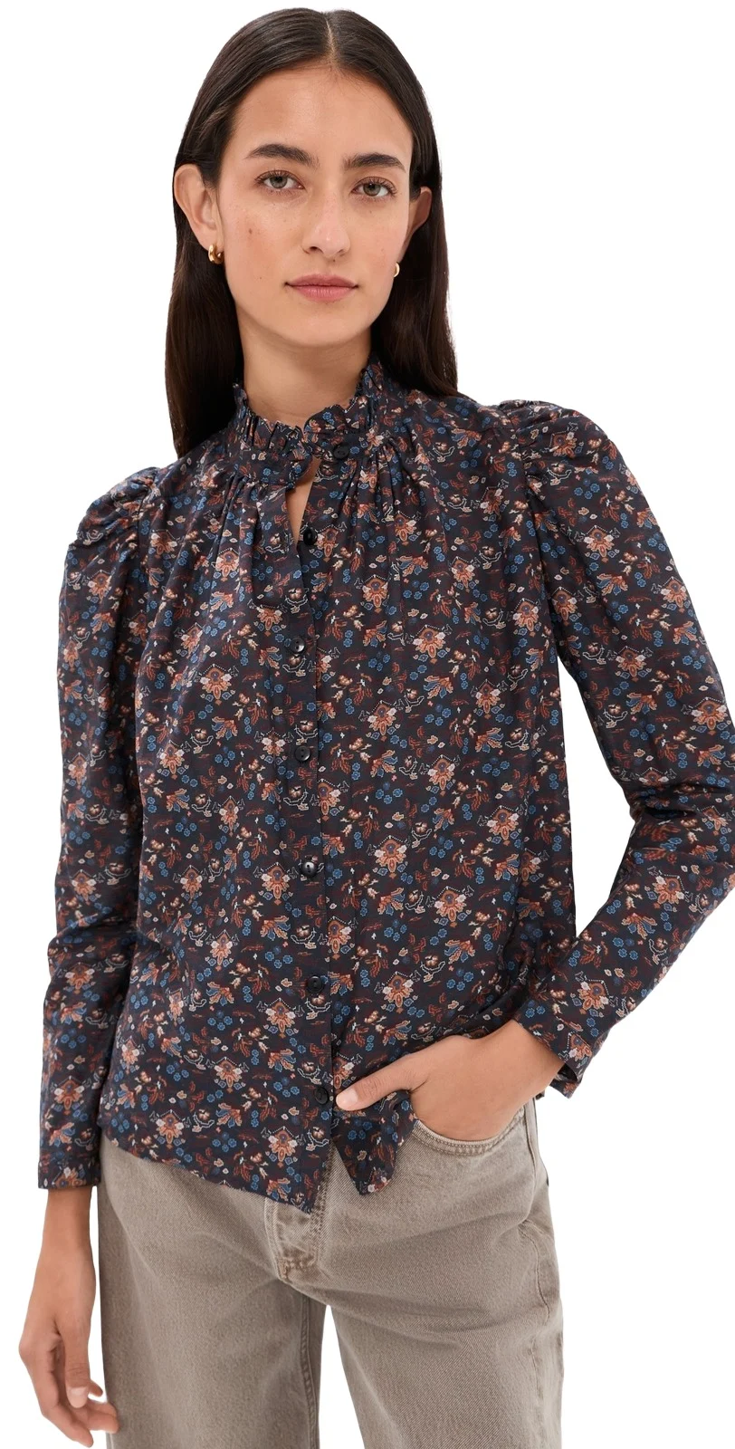 Artemis Indigo Kilim Shirt