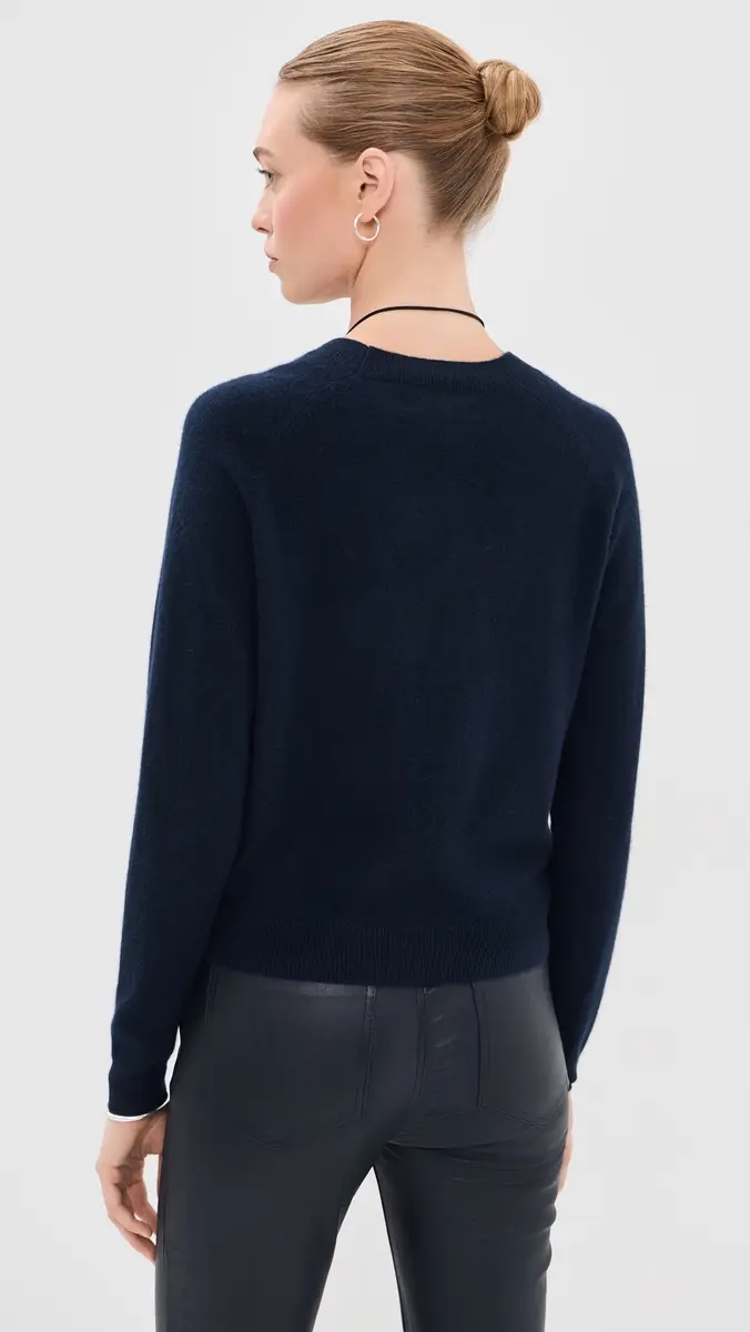 Sprwmn Long Sleeve Raglan Cashmere Sweater | Thumbnail 3 Sprwmn Long Sleeve Raglan Cashmere Sweater | Thumbnail 3
