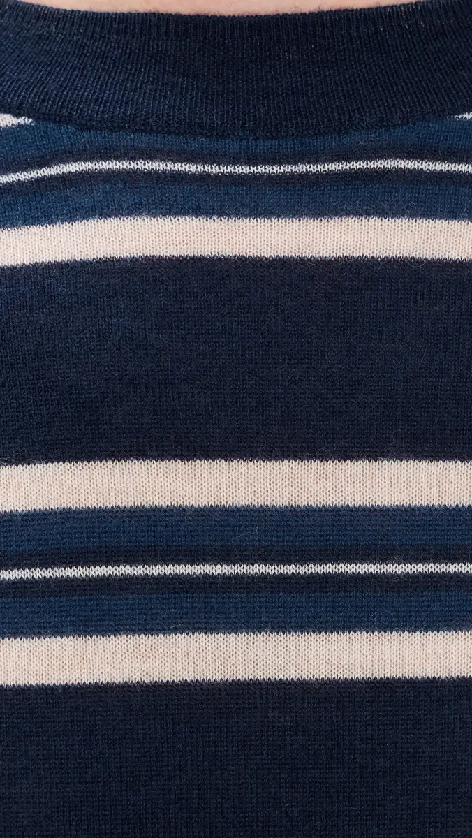 Sprwmn Long Sleeve Striped Raglan Cashmere Sweater | Thumbnail 6 Sprwmn Long Sleeve Striped Raglan Cashmere Sweater | Thumbnail 6