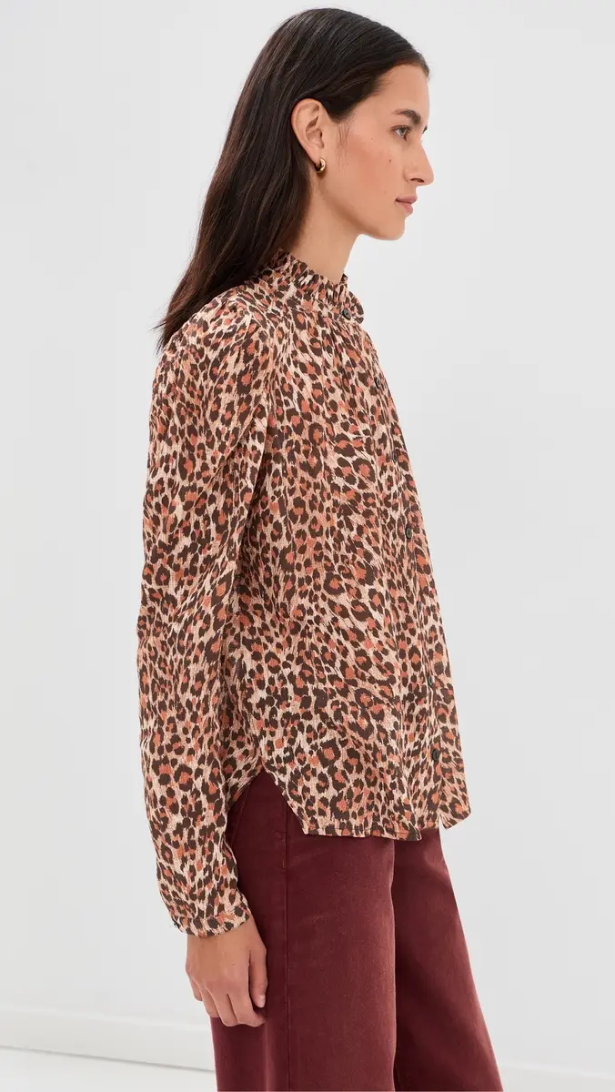 ALIX OF BOHEMIA Artemis Leopard Trek Shirt | Thumbnail 4