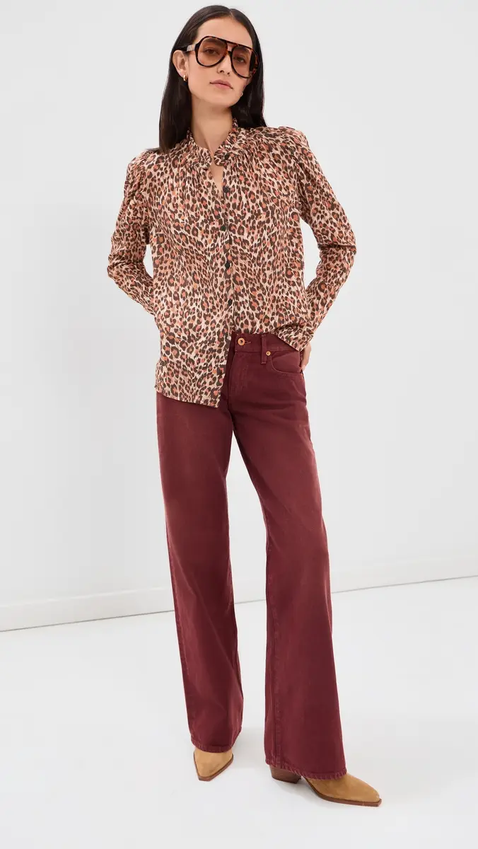 ALIX OF BOHEMIA Artemis Leopard Trek Shirt | Thumbnail 5