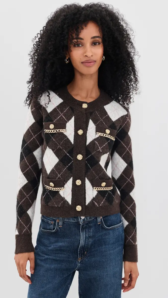 Generation Love Donna Argyle Cardigan | Thumbnail 2