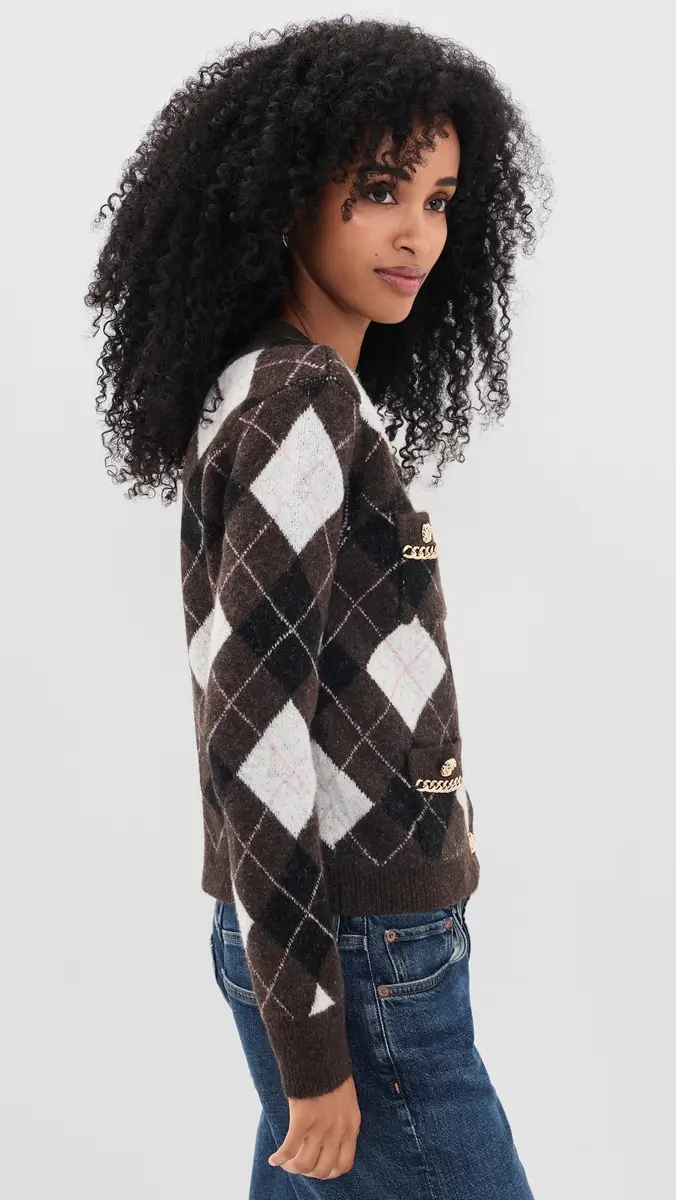 Generation Love Donna Argyle Cardigan | Thumbnail 4