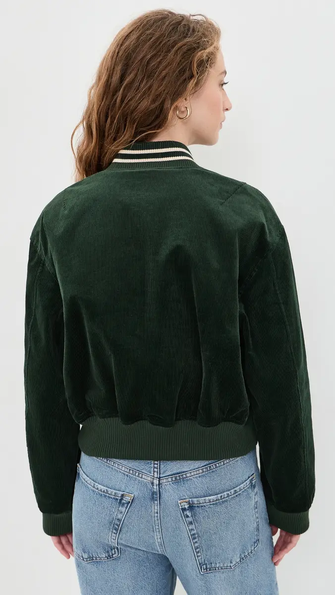 GOOD AMERICAN The Corduroy Varsity Jacket | Thumbnail 3 GOOD AMERICAN The Corduroy Varsity Jacket | Thumbnail 3