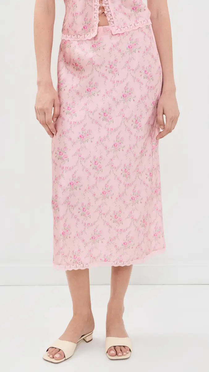 LoveShackFancy Castle Skirt | Thumbnail 2 LoveShackFancy Castle Skirt | Thumbnail 2