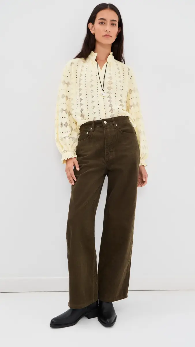 ALIX OF BOHEMIA Poet Savanna Lattice Blouse | Thumbnail 5 ALIX OF BOHEMIA Poet Savanna Lattice Blouse | Thumbnail 5