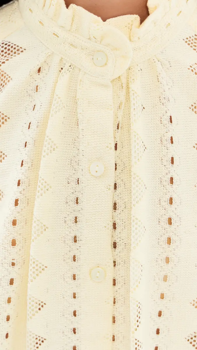 ALIX OF BOHEMIA Poet Savanna Lattice Blouse | Thumbnail 6 ALIX OF BOHEMIA Poet Savanna Lattice Blouse | Thumbnail 6