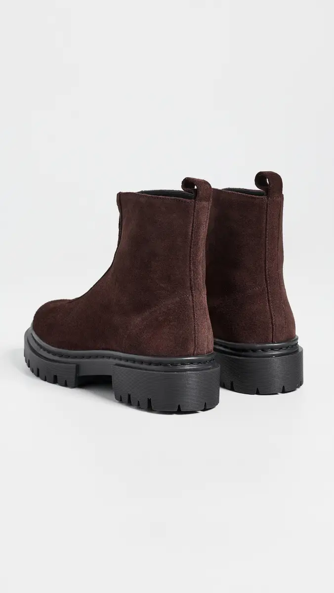 Staud Miles Suede Zip Ankle Boots | Thumbnail 4 Staud Miles Suede Zip Ankle Boots | Thumbnail 4