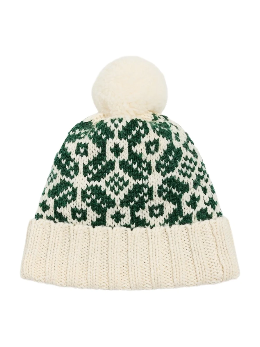 Diamond Fair Isle Novelty Beanie Diamond Fair Isle Novelty Beanie