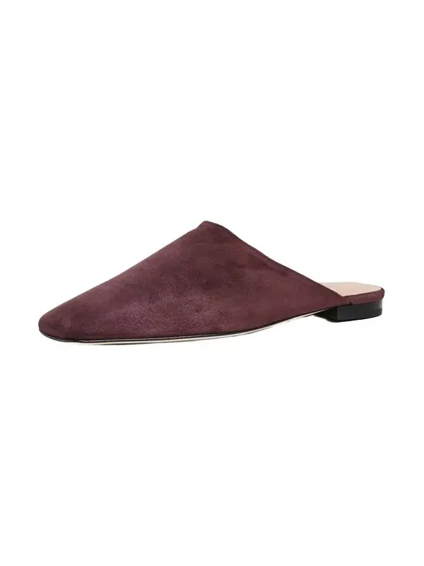 Suede Miller Mules