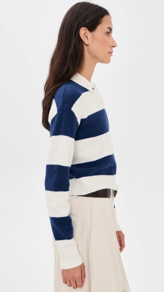 Denimist Cropped Rugby Sweater | Thumbnail 4 Denimist Cropped Rugby Sweater | Thumbnail 4