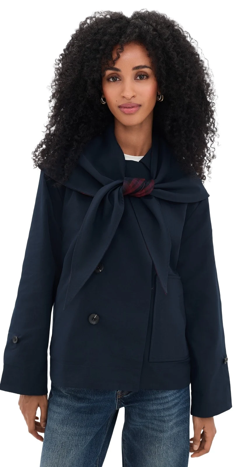 Avec Les Filles Scarf Reversible Barn Jacket