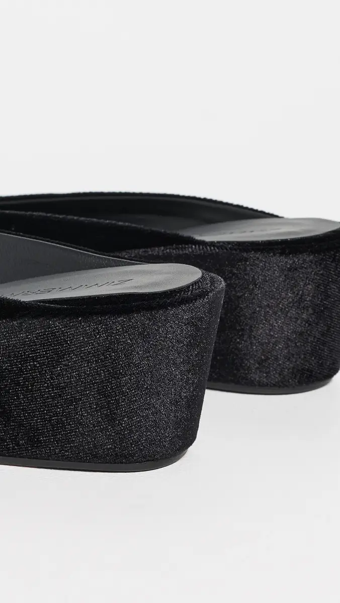 Zimmermann Atelier Velvet Mules | Thumbnail 4 Zimmermann Atelier Velvet Mules | Thumbnail 4