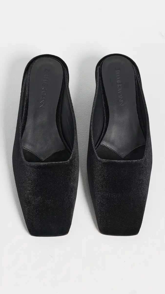 Zimmermann Atelier Velvet Mules | Thumbnail 5 Zimmermann Atelier Velvet Mules | Thumbnail 5