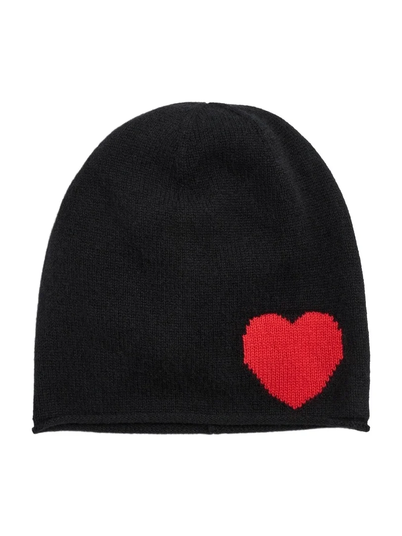 Cashmere Blend Heart Beanie Cashmere Blend Heart Beanie