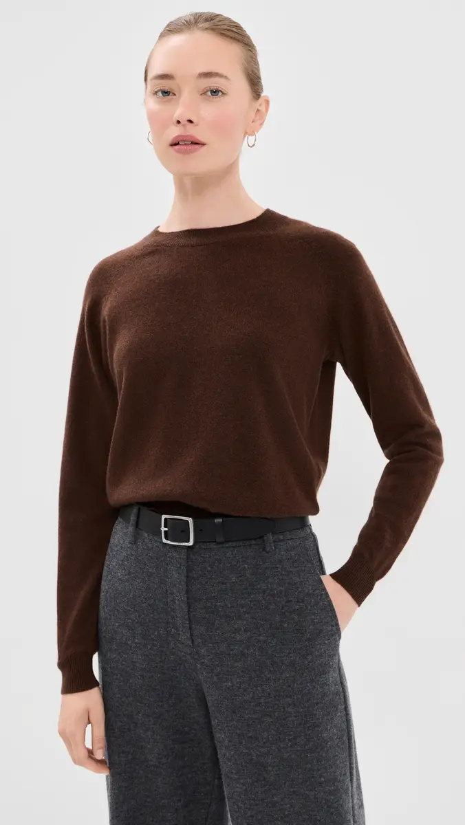 Sprwmn Raglan Cashmere Sweater | Thumbnail 3 Sprwmn Raglan Cashmere Sweater | Thumbnail 3