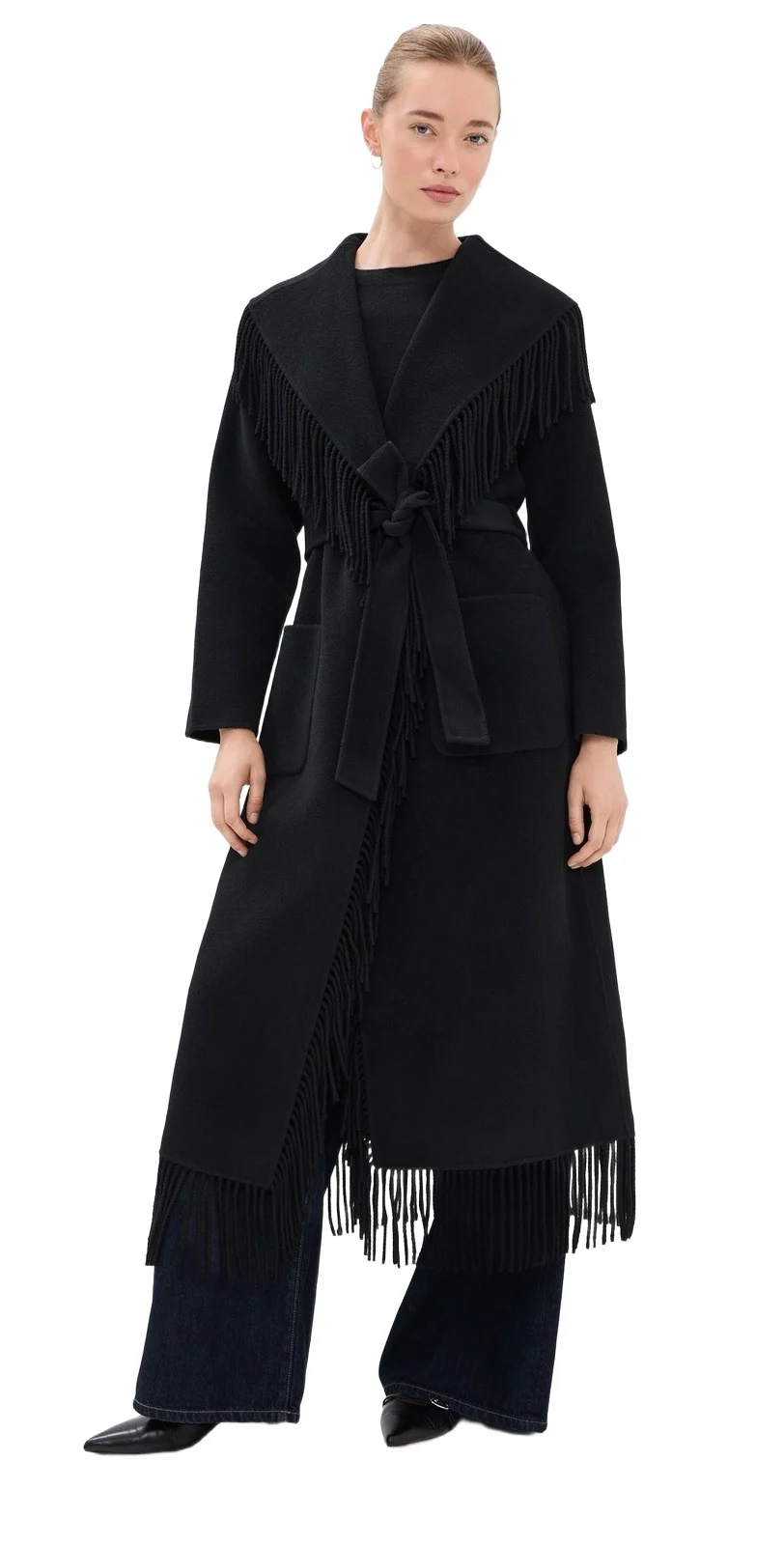 Carrie Fringe Robe Coat Carrie Fringe Robe Coat