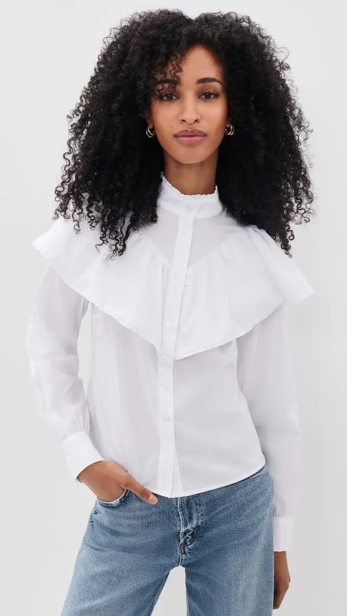 CAROLINE CONSTAS Soraya Button Down Shirt | Thumbnail 2 CAROLINE CONSTAS Soraya Button Down Shirt | Thumbnail 2
