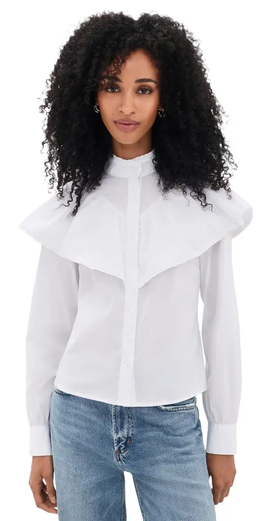 CAROLINE CONSTAS Soraya Button Down Shirt