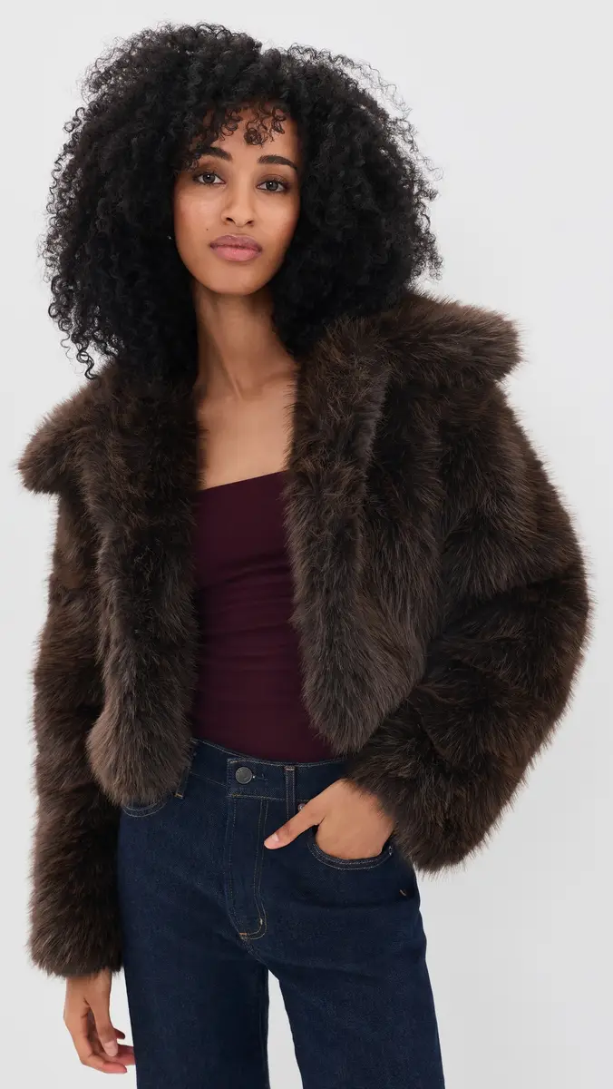 BLANKNYC Steady Rise Faux Fur Jacket | Thumbnail 2 BLANKNYC Steady Rise Faux Fur Jacket | Thumbnail 2