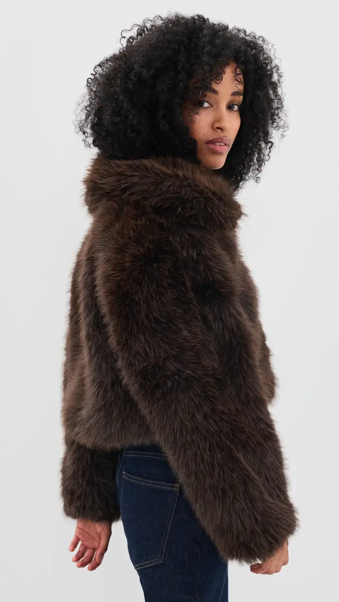 BLANKNYC Steady Rise Faux Fur Jacket | Thumbnail 4 BLANKNYC Steady Rise Faux Fur Jacket | Thumbnail 4