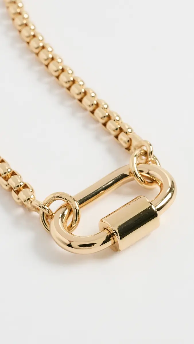Madewell Mini Carabiner Puffy Box Chain | Thumbnail 5