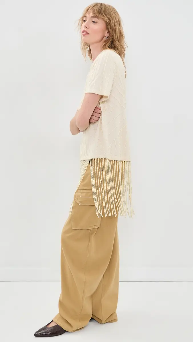 Sea Carlotta Embroidered Fringe Top | Thumbnail 4 Sea Carlotta Embroidered Fringe Top | Thumbnail 4