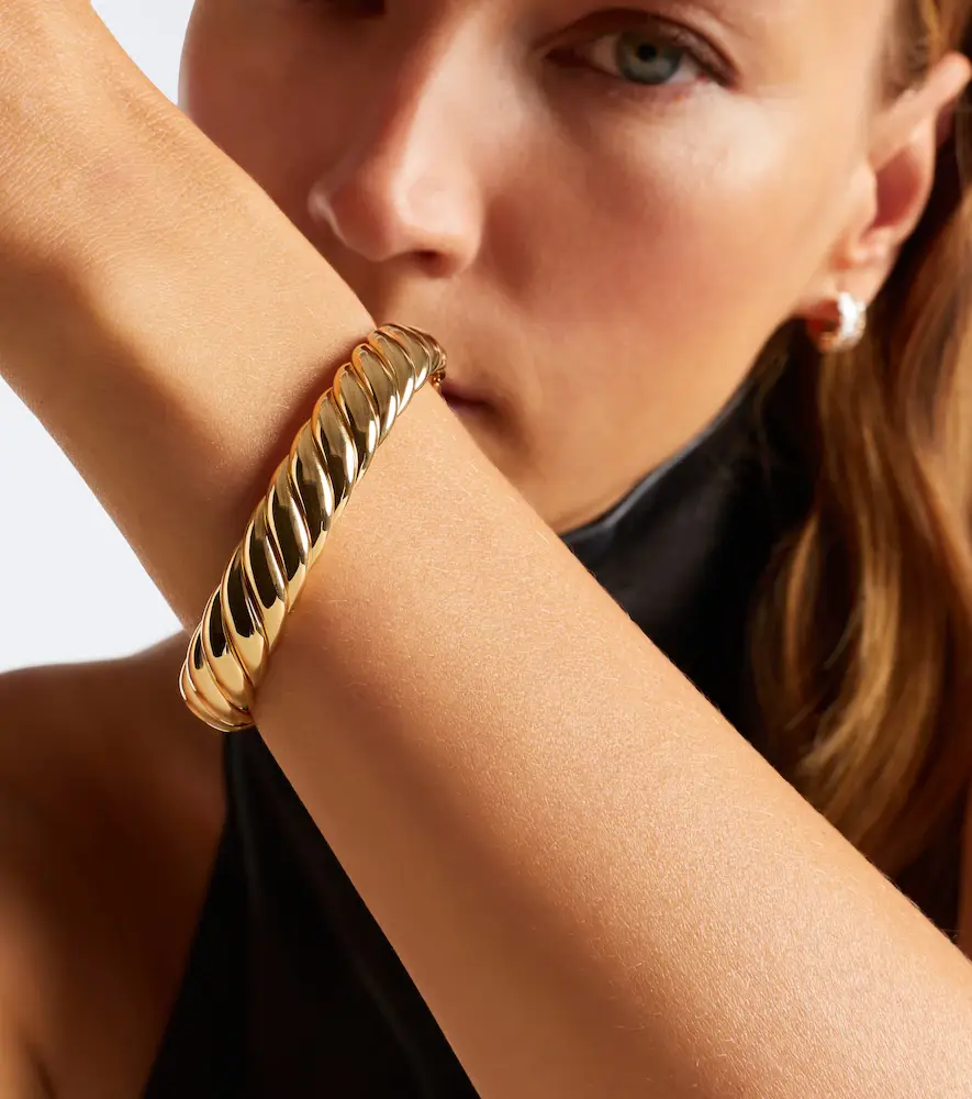 David Yurman Sculpted Cable Flex 18kt gold bracelet | Thumbnail 3