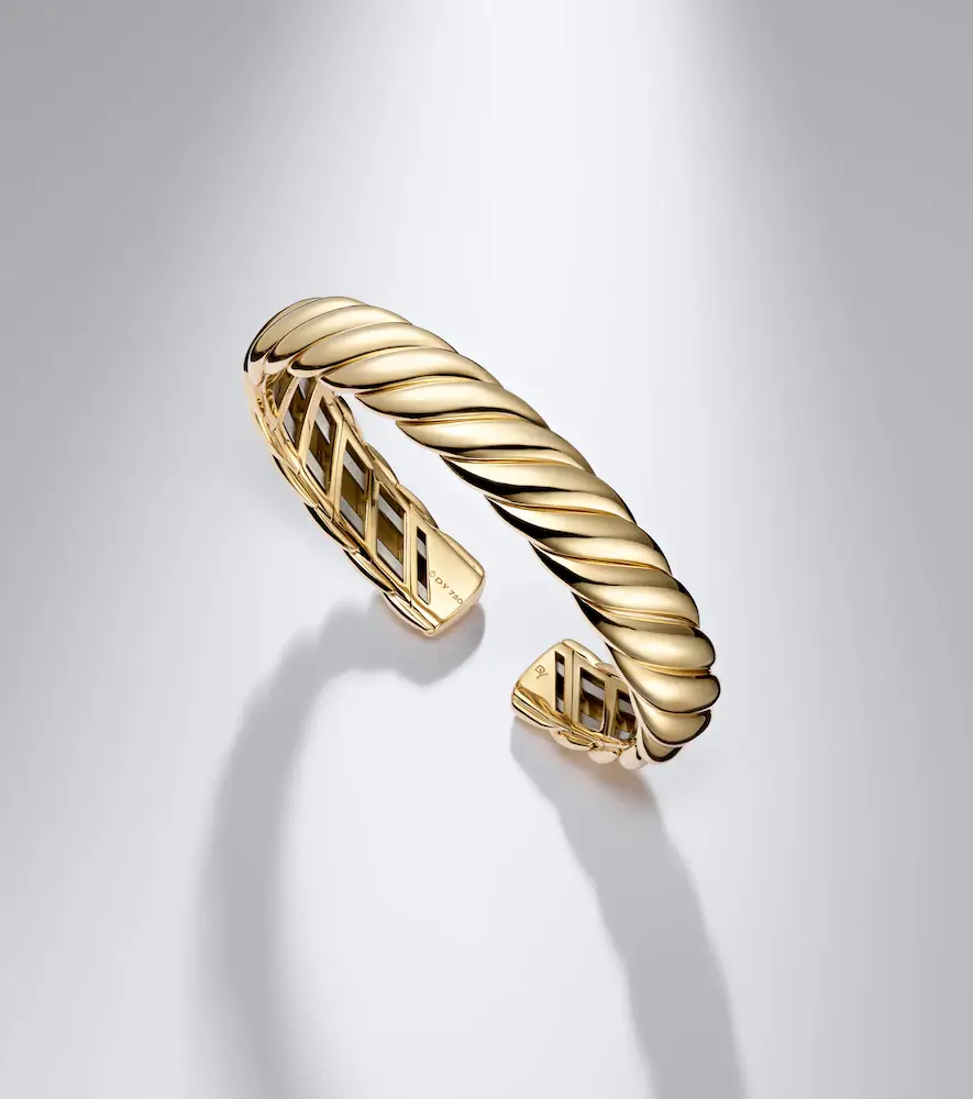 David Yurman Sculpted Cable Flex 18kt gold bracelet | Thumbnail 5