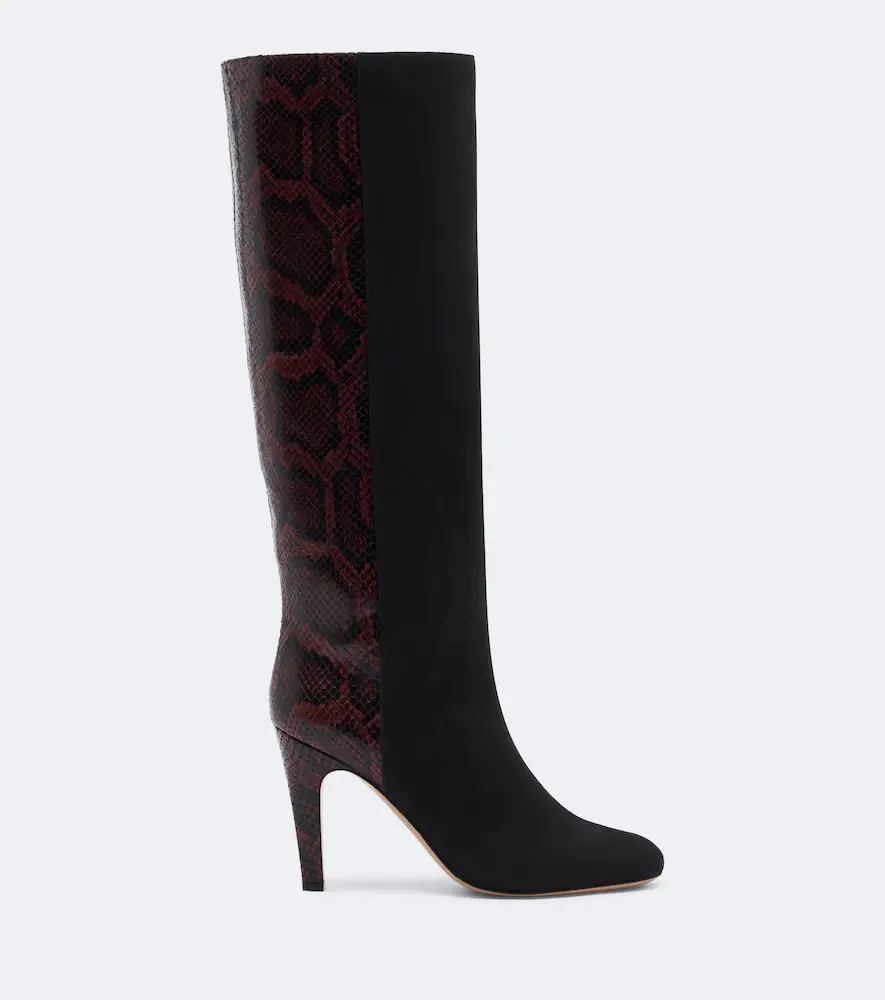 Ferragamo Leather and suede knee-high boots | Thumbnail 3 Ferragamo Leather and suede knee-high boots | Thumbnail 3