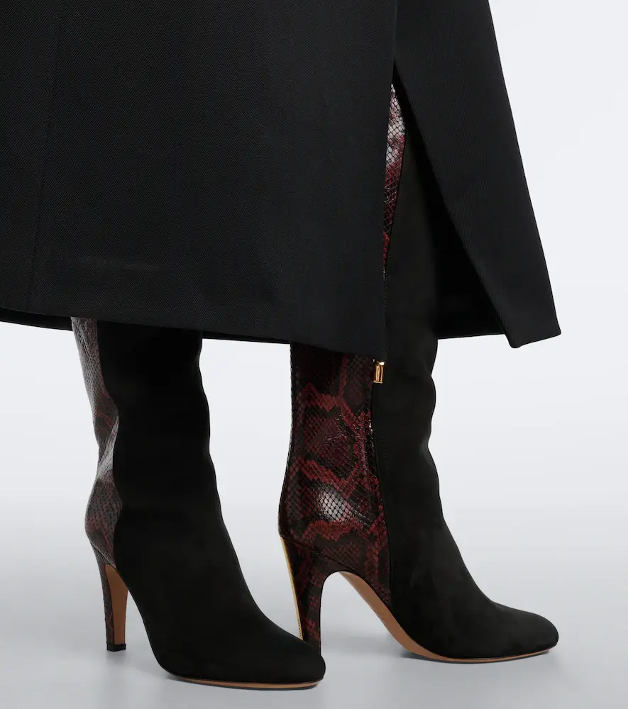 Ferragamo Leather and suede knee-high boots | Thumbnail 4 Ferragamo Leather and suede knee-high boots | Thumbnail 4